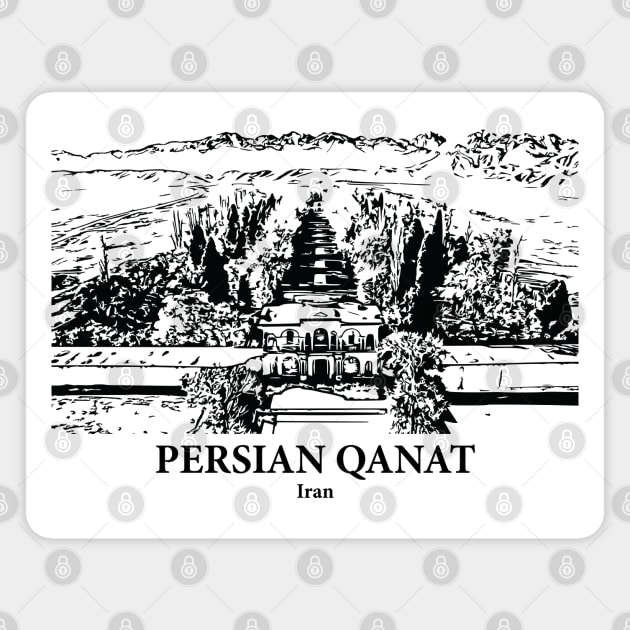 Persian Qanat - Iran Magnet by Lakeric